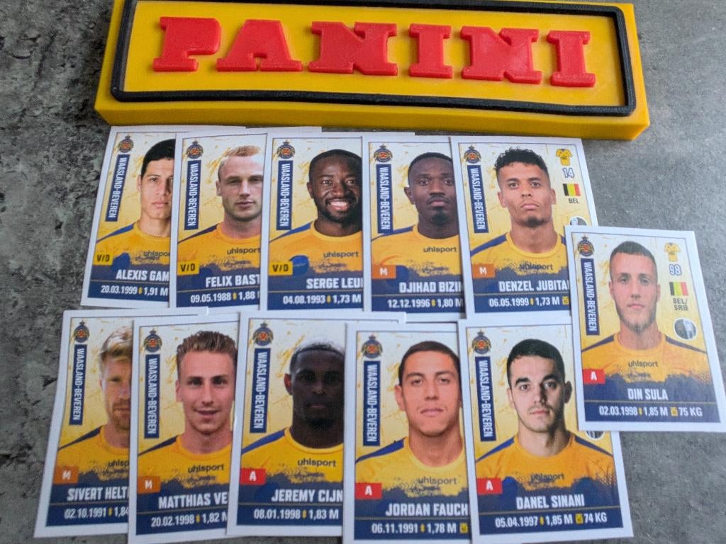 AUTOCOLLANTS PANINI FOOTBALL 2020/2021 Mercato's W. BEVEREN, Enlèvement ou Envoi, Neuf