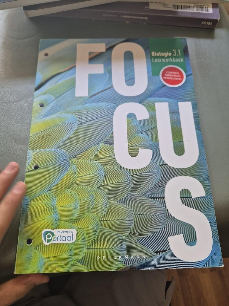 Manuel Focus Biology 3.1 (y compris Pelckmans (portail), Enlèvement ou Envoi, Biologie, Utilisé, Secondaire