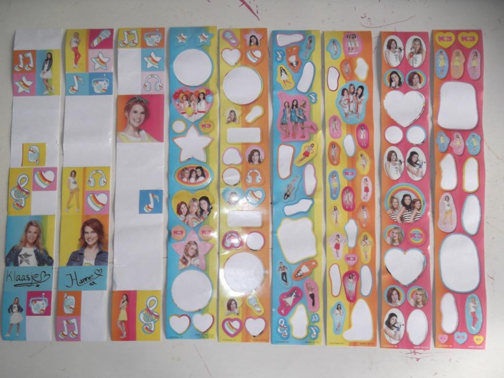K3 stickers, Verzenden