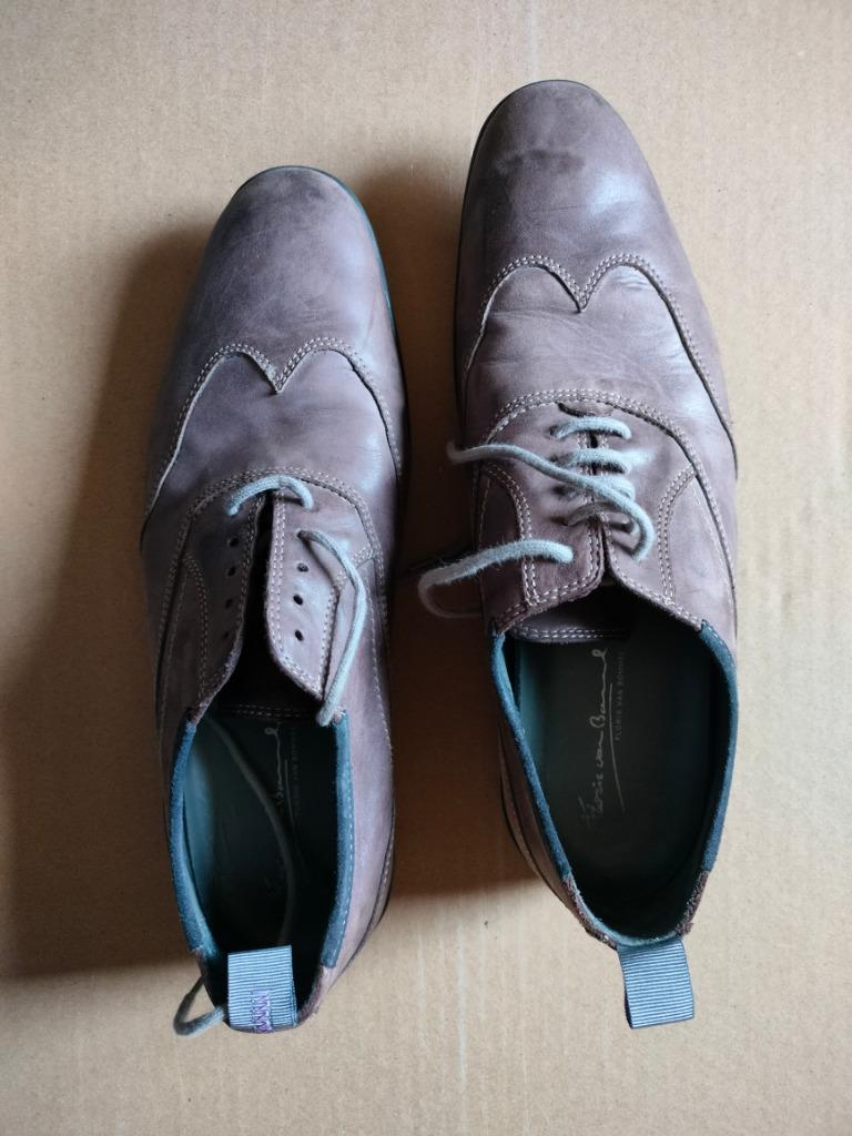 model rare Van Bommel Floris taille 6 - chaussures grises, Enlèvement ou Envoi, Autres couleurs, Floris van Bommel, Chaussures à lacets