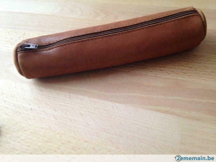 Plumier en Cuir, Divers, Fournitures scolaires, Enlèvement ou Envoi, Utilisé
