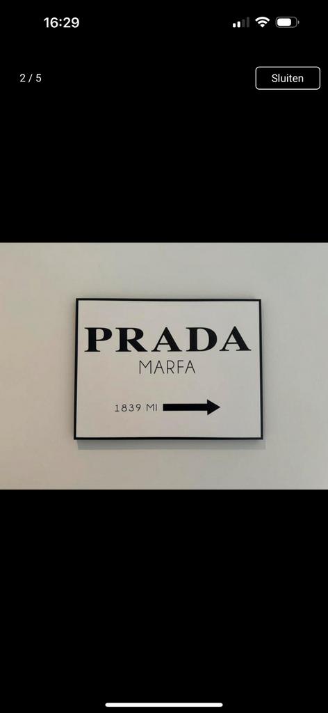 Kader Prada, Huis en Inrichting, Ophalen of Verzenden, Nieuw