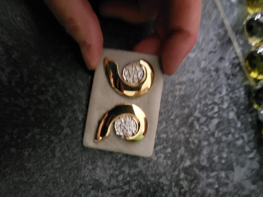 Clips oorbellen, Puces ou Clous, Enlèvement ou Envoi, Or, Comme neuf