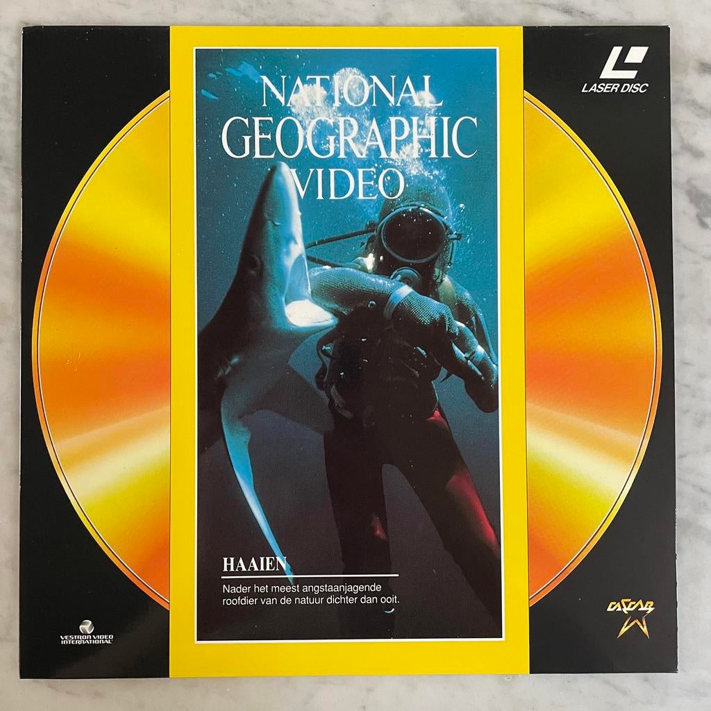 Haaien National Geographic - Laserdisc, Ophalen of Verzenden