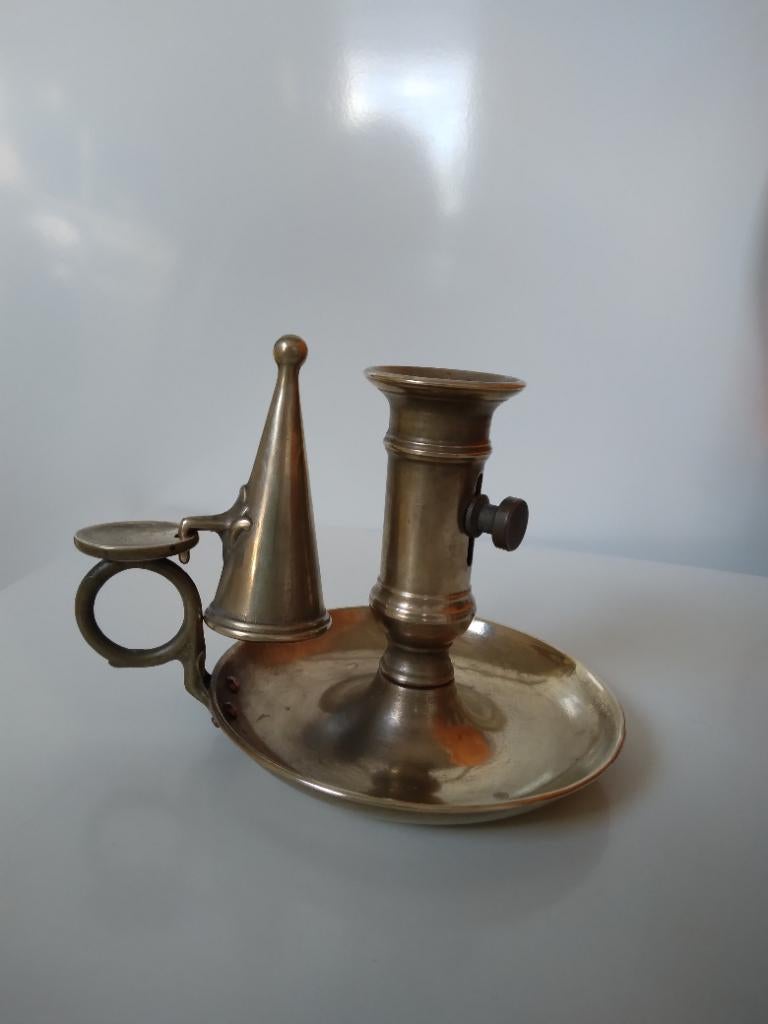 Bougeoir Vintage en cuivre, Antiquités & Art, Enlèvement ou Envoi, Cuivre