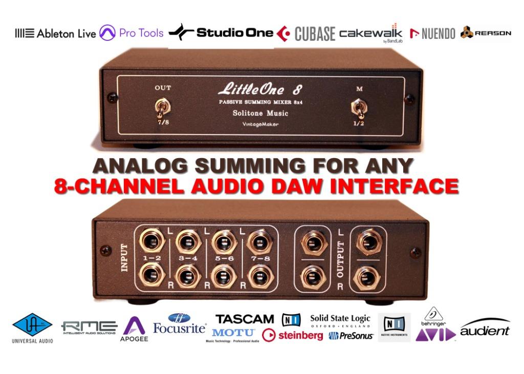 Universal Custom Analog Studio Summing Mixer Box, TV, Hi-fi & Vidéo, Appareils professionnels, Neuf, Audio, Envoi