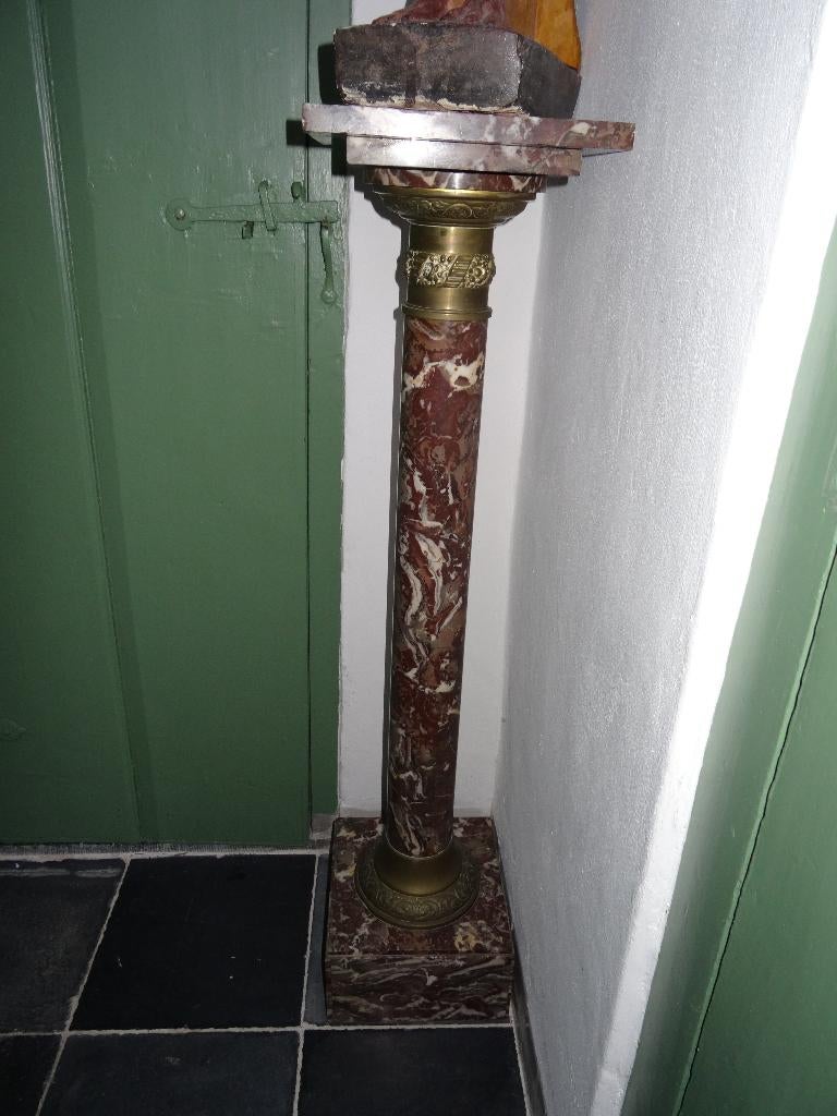 colonne marbre et bronze, Ophalen