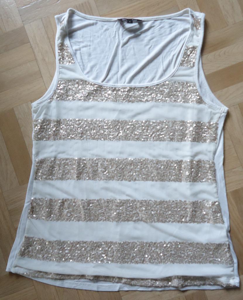 Topje met gouden pailletten jbc l, Kleding | Dames, Ophalen of Verzenden