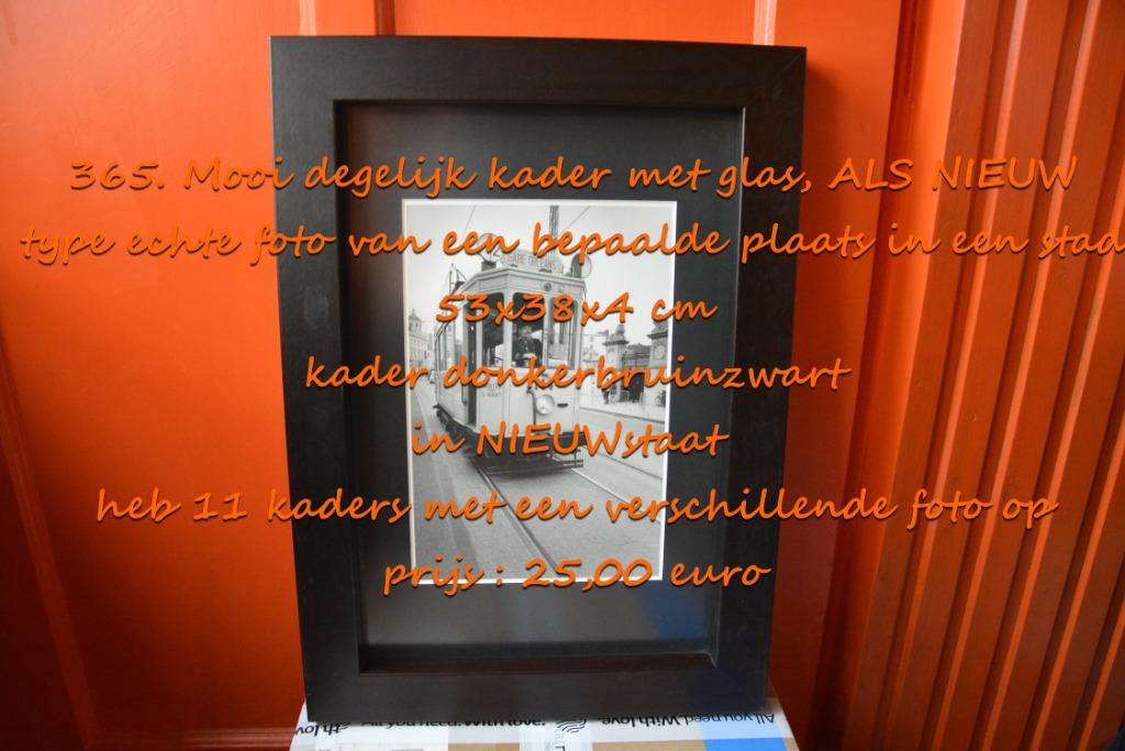 365. Joli cadre solide avec verre, COMME NEUF, Maison & Meubles, Accessoires pour la Maison | Cadres, Comme neuf, Bois, Enlèvement