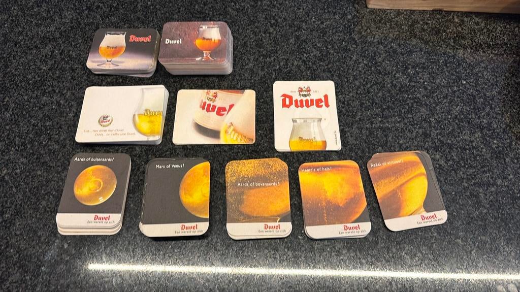 Bierviltjes Duvel, Verzamelen, Biermerken, Ophalen of Verzenden, Zo goed als nieuw, Duvel
