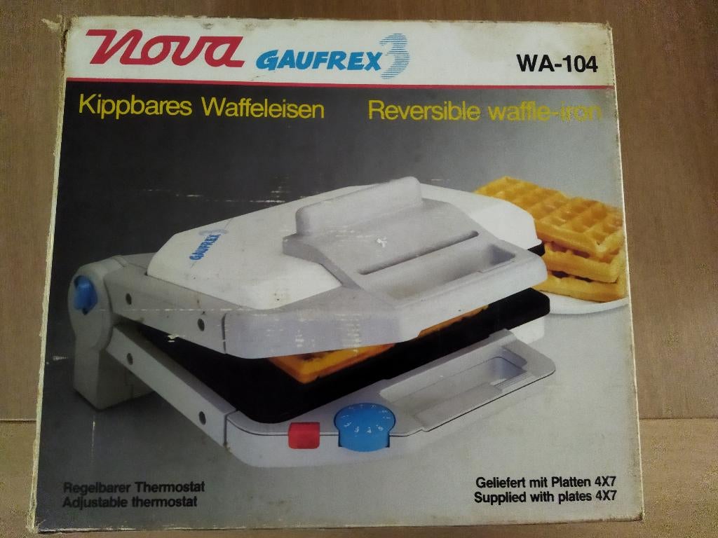 Gezocht Nova Gaufrex3 WA104, Ophalen, Uitneembare platen