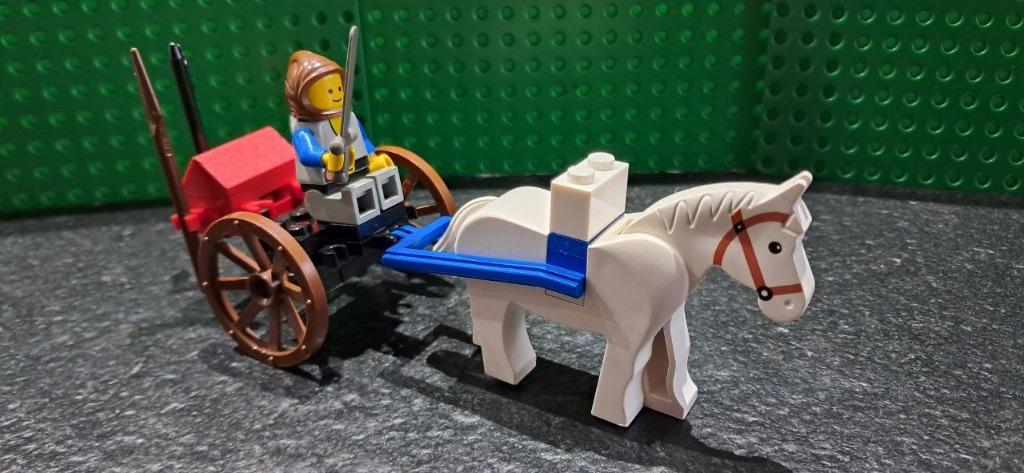 Set vintage Lego 6010 Supply Wagon 1984, Enlèvement, Utilisé, Ensemble complet, Lego