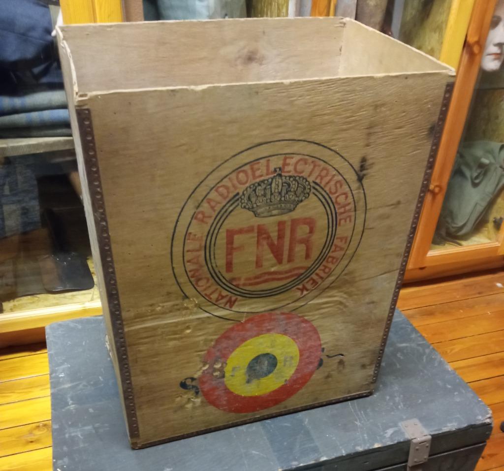 FNR kist, Verzamelen, Ophalen, Gebruikt, Verpakking