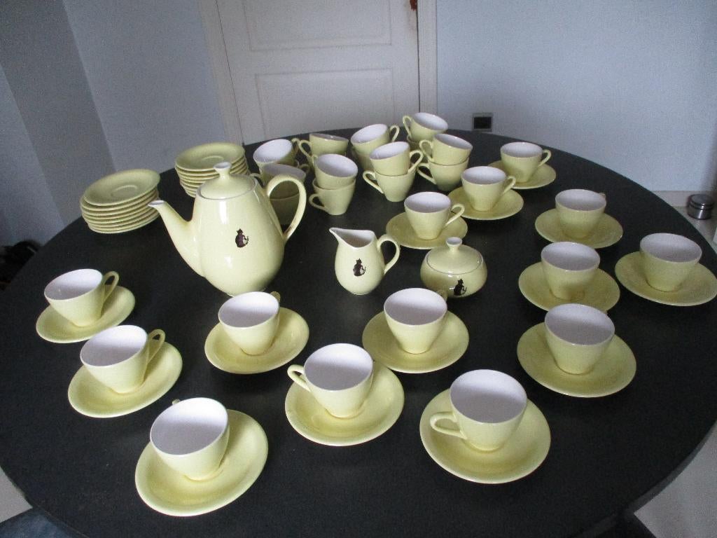 Koffieservies vintage, Comme neuf, Enlèvement, Autres styles, Porcelaine