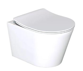 Luca Varess Spirello hangtoilet mat wit (Ongebruikt), Bricolage & Construction, Sanitaire, Comme neuf, Autres types, Pierre, Enlèvement