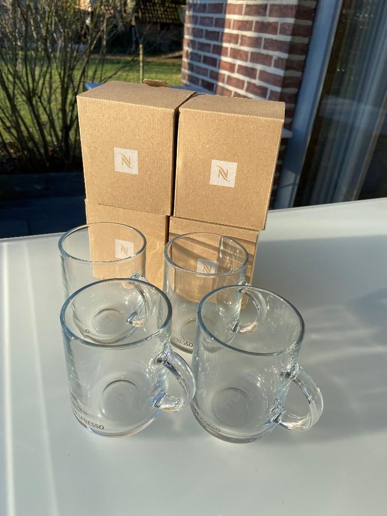 Nespresso koffiemokken - 4 stuks (nieuw!), Ophalen of Verzenden, Nieuw