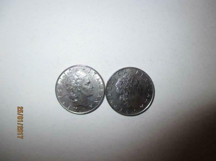 50 Lire Italië 1973-1978, Postzegels en Munten, Munten | Europa | Euromunten, Ophalen of Verzenden, België