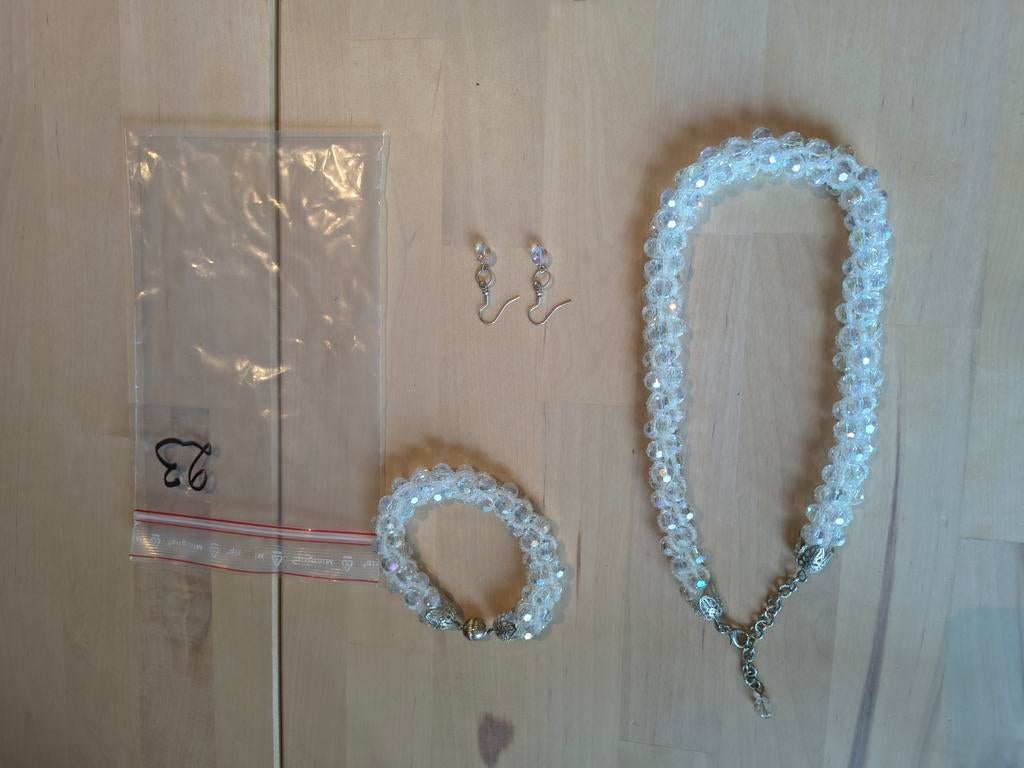 Handgemaakte juwelenset, Handtassen en Accessoires, Ophalen of Verzenden