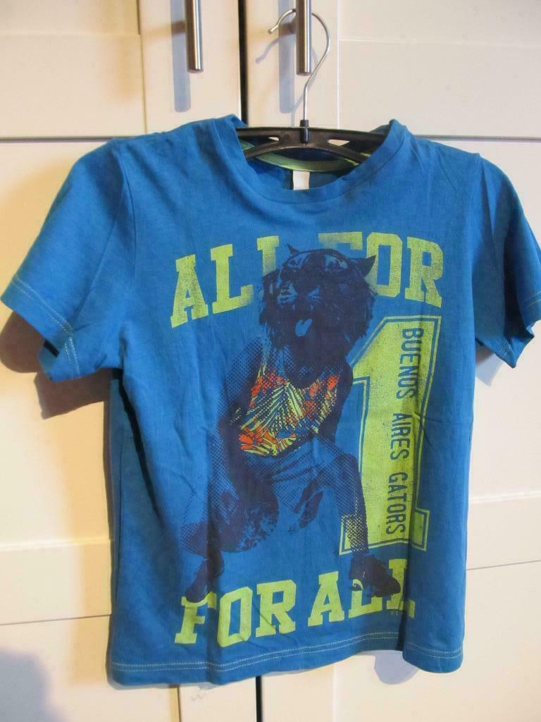 4 T-shirts maat 128-134 korte mouw Esprit, EDC, Enlèvement ou Envoi, Utilisé, Garçon, Chemise ou À manches longues