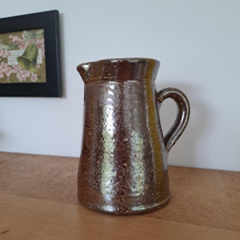 Steengoed kruik gesigneerd Biron, Ophalen of Verzenden