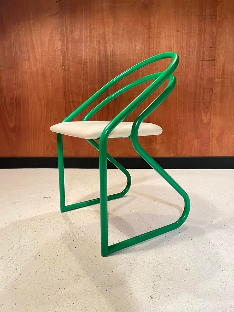 Chaise vintage 1980 - 6 en stock •livraison gratuite•, Maison & Meubles, Chaises, Enlèvement, Comme neuf, Blanc, Bois