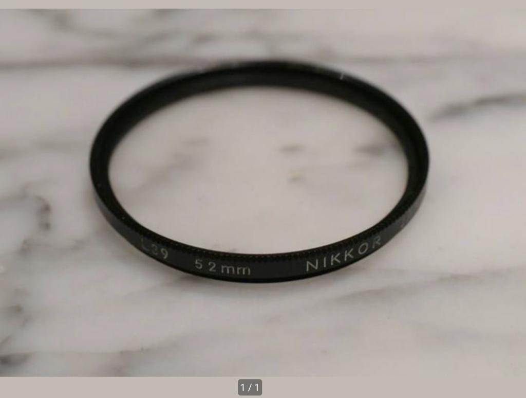 Nikon UV filter L39 Nikkor van 52mm Nikkor, Audio, Tv en Foto, Foto | Filters, Overige merken, UV-filter, Ophalen of Verzenden