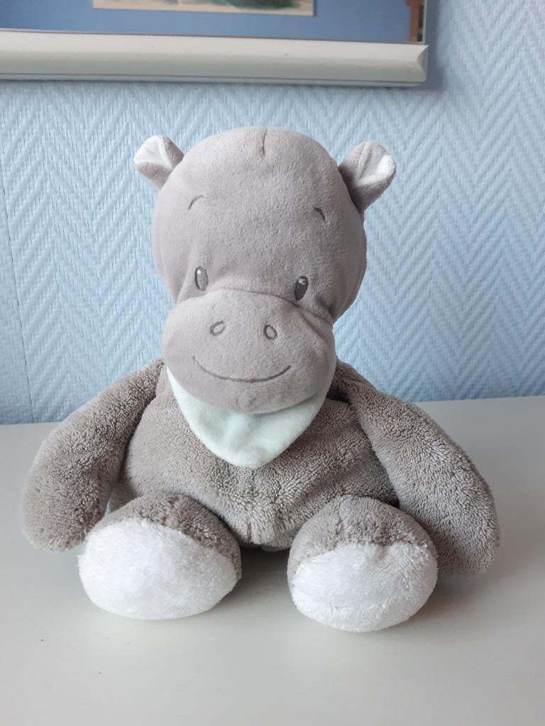 Leuk zacht knuffel nijlpaard Nattou, Ophalen