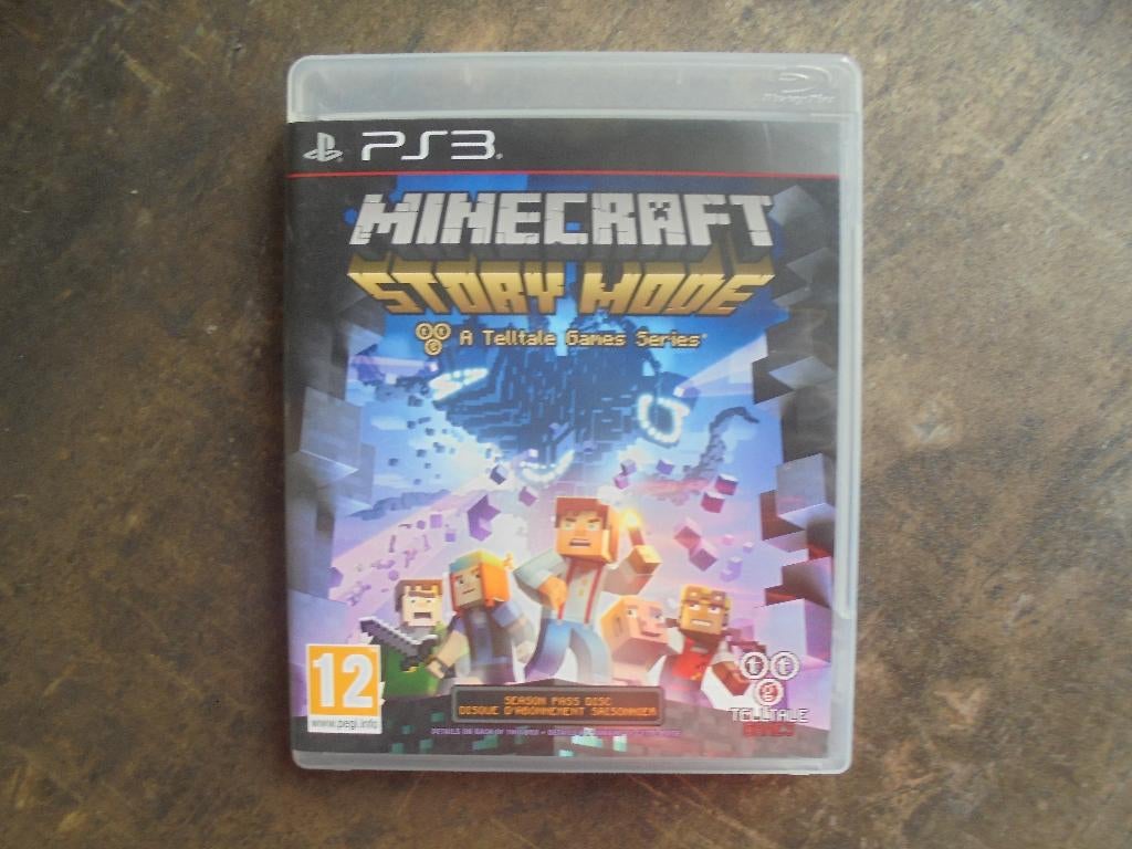 Minecraft Story Mode voor PS3 (zie foto's), Avontuur en Actie, Gebruikt, 1 speler, Ophalen of Verzenden