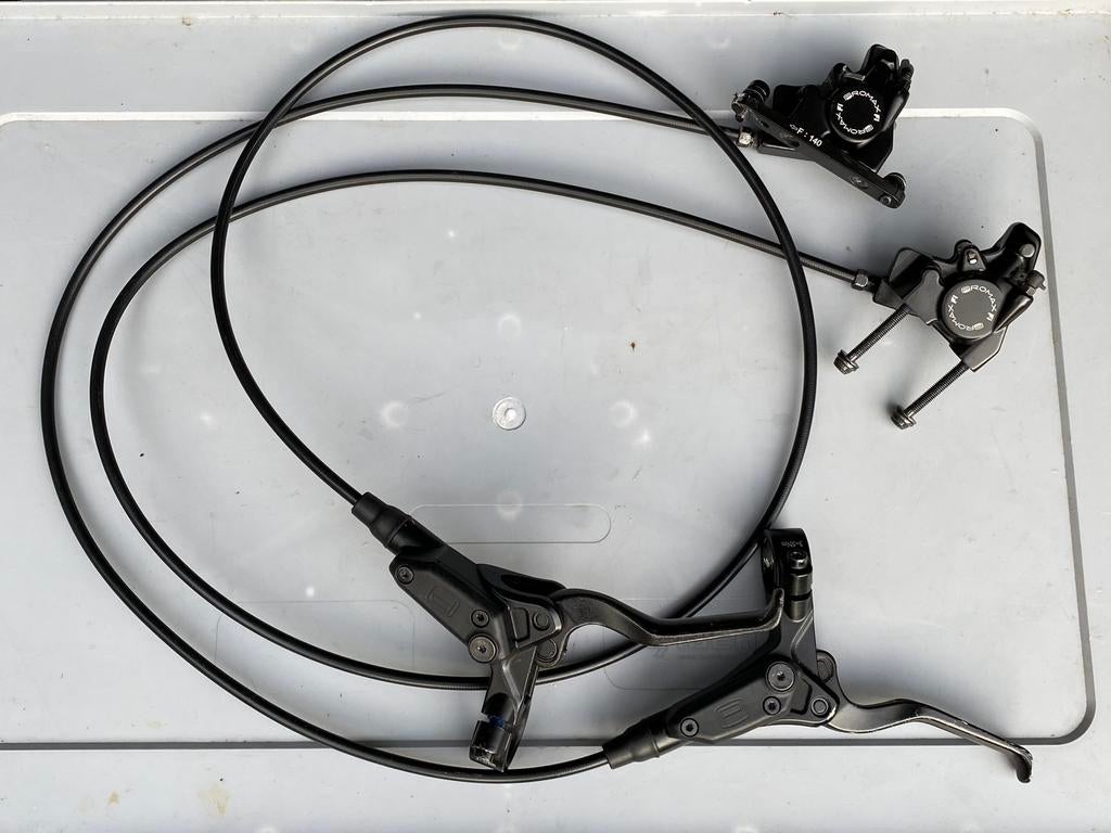 Set Promax F1 hydraulische remmen, Fietsen en Brommers, Ophalen of Verzenden, Gebruikt, Overige typen