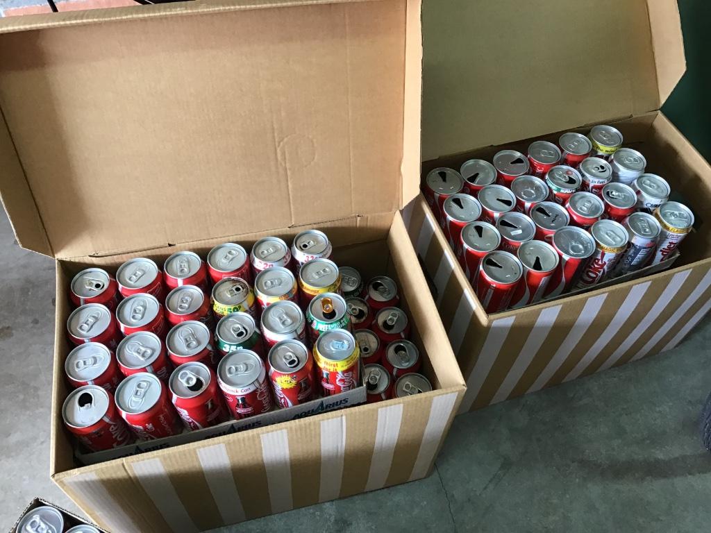 Coca-Cola blikjes verzameling meer dan 300 verschillende, Ophalen, Gebruikt, Verpakking