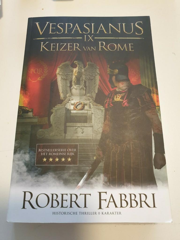 Robert Fabbri - Keizer van Rome VESPASIANUS IX 9, Boeken, Thrillers, Zo goed als nieuw, Ophalen of Verzenden