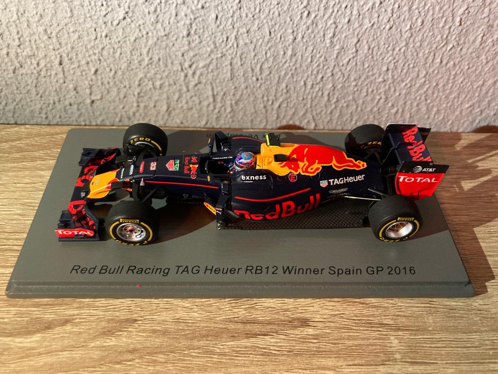 Max Verstappen 1:43 1e F1 win Spanje 2016 Spark RB12, Ophalen of Verzenden, Nieuw, Formule 1