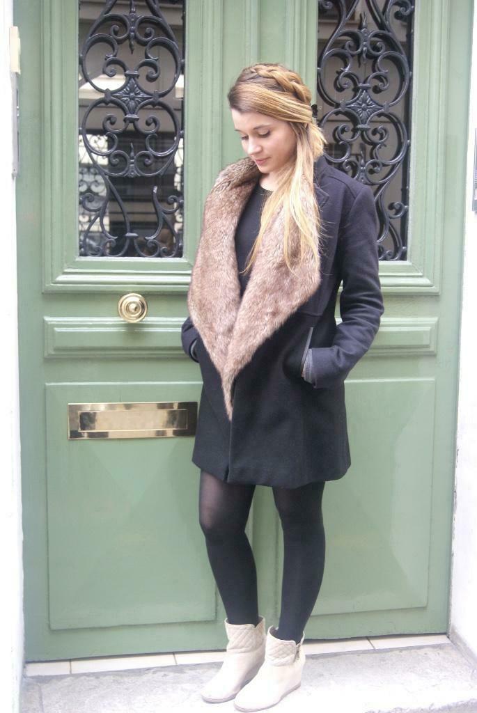 Gilet Hollister noir avec fourrure pour femme: Taille M, Enlèvement ou Envoi, Neuf, Noir
