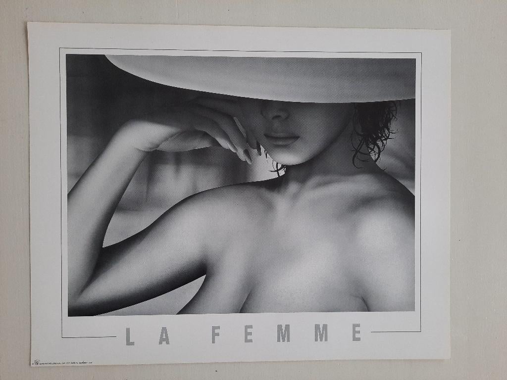 Vintage poster / La Femme / zwart-wit, Enlèvement, Comme neuf