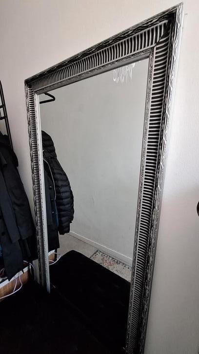 Spiegel zilver. 78x180 cm. Zoals nieuw! Gekocht jaar geleden, Huis en Inrichting, Ophalen, Zo goed als nieuw