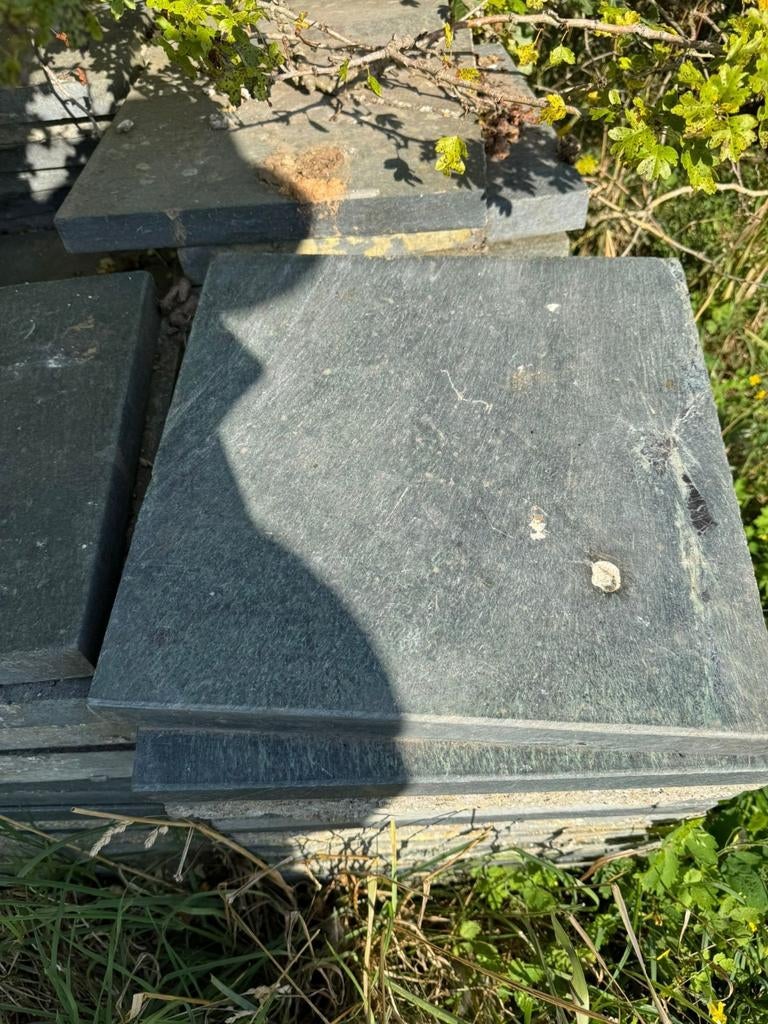 Blauwe leisteen tegels te koop, Enlèvement
