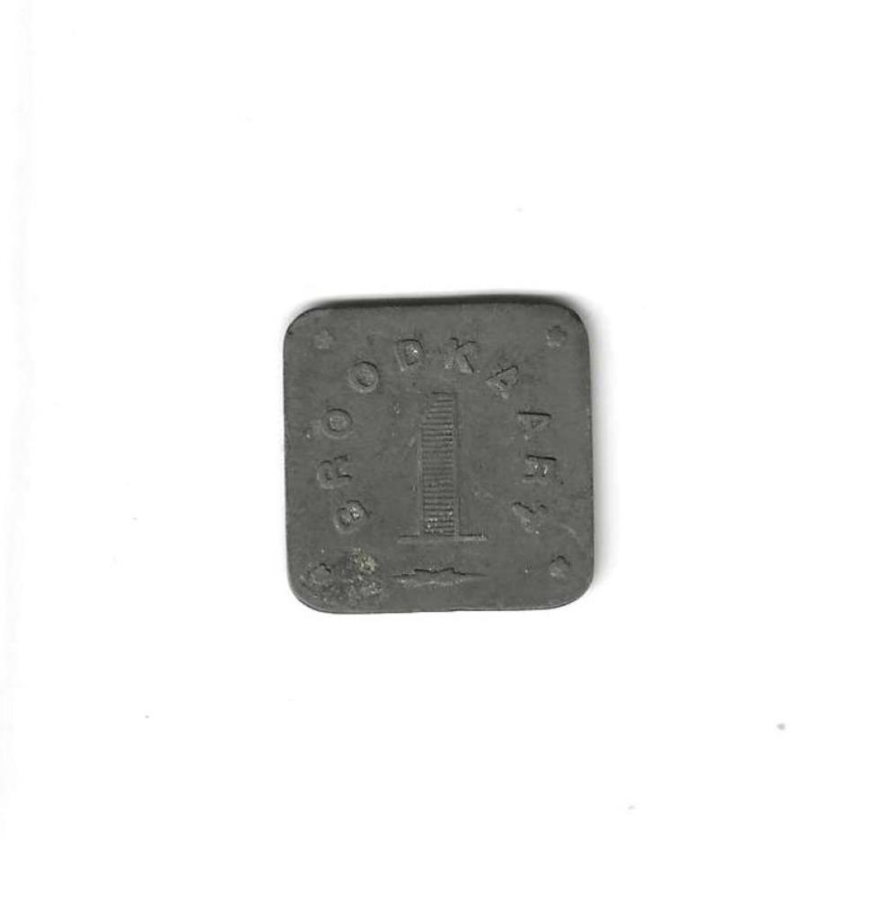 België, penning Vooruit, 1 Broodkaart 1880., Postzegels en Munten, Ophalen of Verzenden, Overige materialen