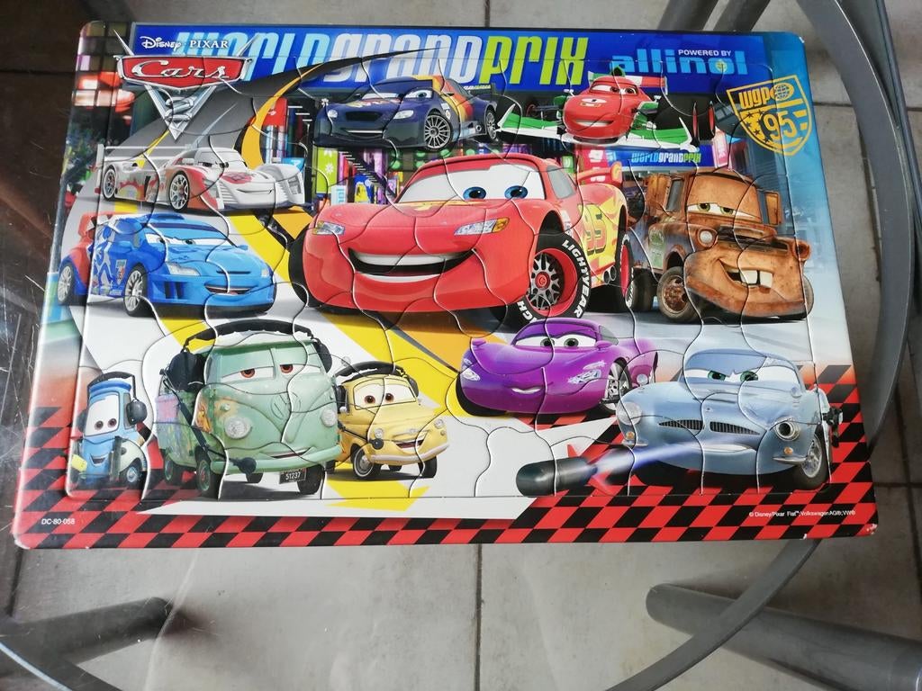 Puzzle 80 pièces Cars, Enlèvement ou Envoi, Plus de 50 pièces, Utilisé, 6 ans ou plus