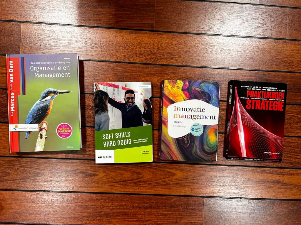 4 managmentboeken, Boeken, Ophalen of Verzenden, Zo goed als nieuw, Management