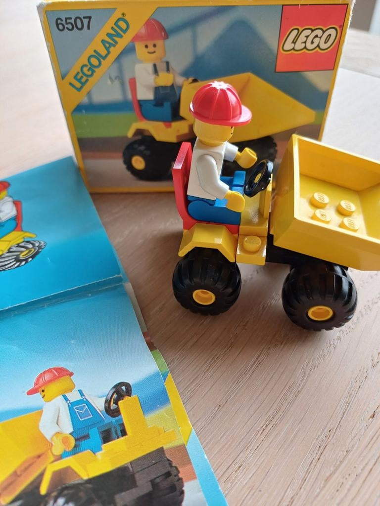 Lego 6507 Mini dumper, Ophalen of Verzenden, Gebruikt, Losse stenen, Lego