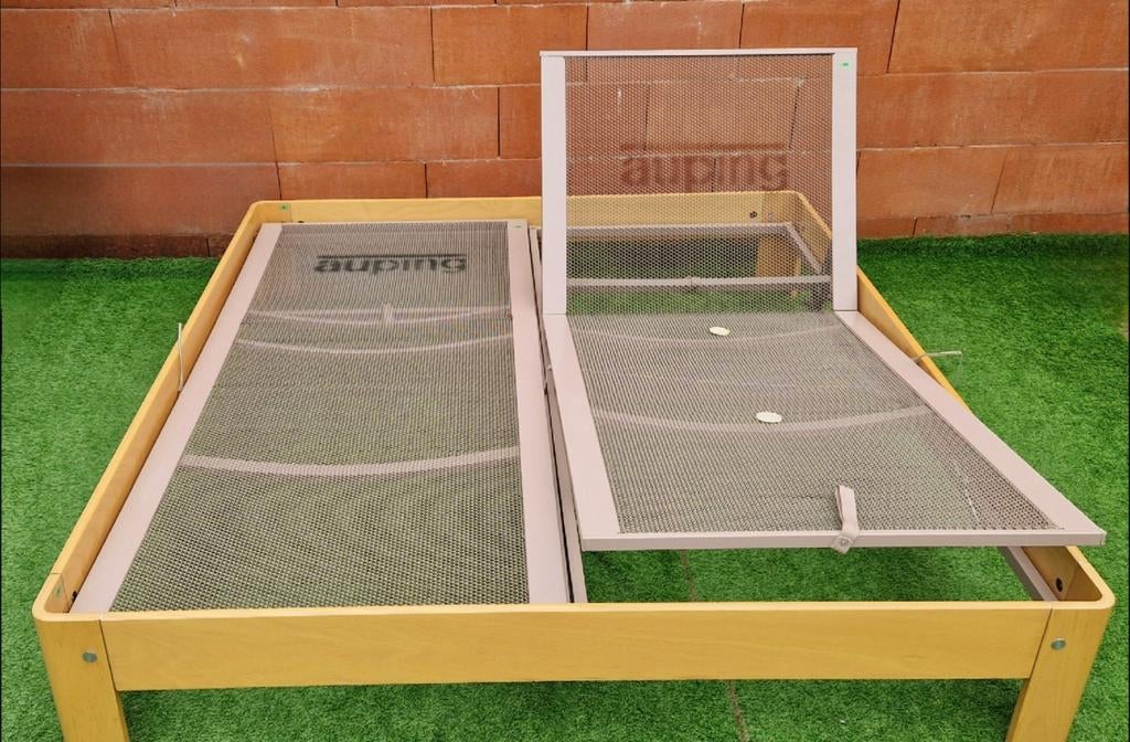 Auping Auronde Bed 180x200cm inclusief Bodems, Ophalen of Verzenden, Zo goed als nieuw