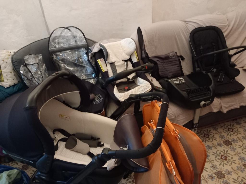 Poussette 3 en 1 complète avec isofix, Ophalen, Zo goed als nieuw, Kinderwagen