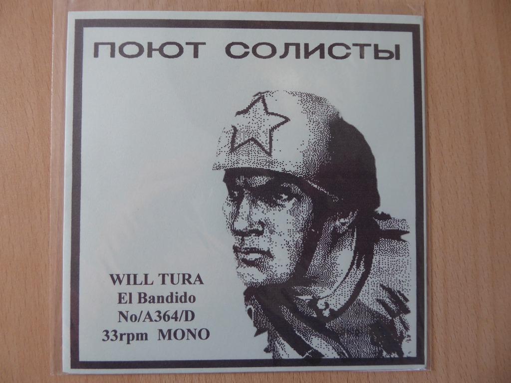 WILL TURA : EL BANDIDO (USSR FLEXI SINGLE), Cd's en Dvd's, Vinyl Singles, Overige formaten, Single, Ophalen of Verzenden, Zo goed als nieuw