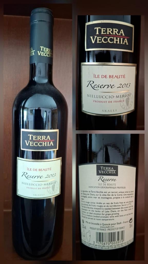 Réserve Terra Vecchia 2013 — Ile de Beauté, Collections, Vins, Comme neuf, Enlèvement ou Envoi