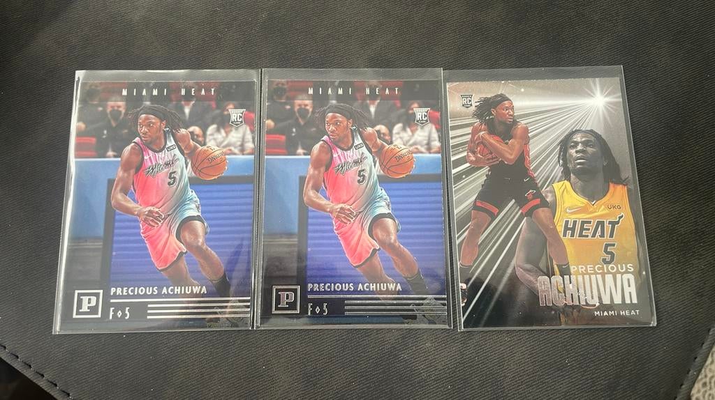 3 cartes Precious Achiuwa pour débutants, Enlèvement ou Envoi, Neuf, Plusieurs images