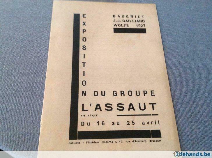 Groupe L'Assaut 1927, reprint Maes De Boeck Flouquet, Ophalen of Verzenden, Nieuw