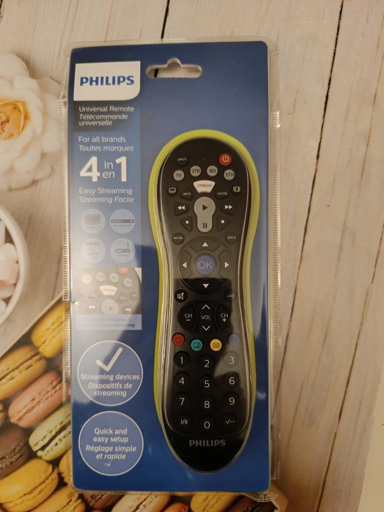 Afstandsbediening Philips Universal, TV, Hi-fi & Vidéo, Télécommandes, Enlèvement, Neuf, Universel, Lecteur média