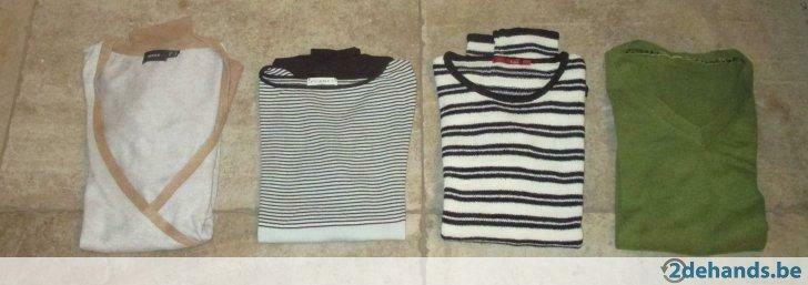 4 truien - Mexx (M), Planet(S), Folia(M), Liberty Island (M), Kleding | Dames, Ophalen of Verzenden, Gedragen, Blauw
