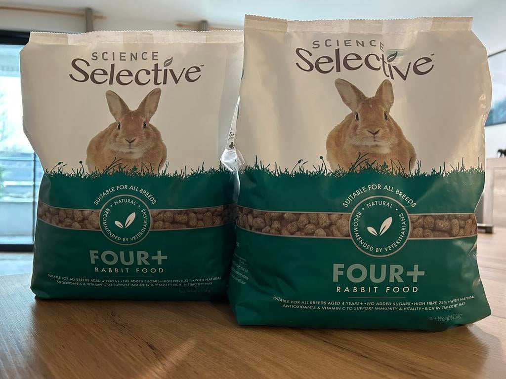 Science Selective Four+ konijnenvoer, Animaux & Accessoires, Nourriture pour Animaux, Rongeur ou Lapin, Enlèvement