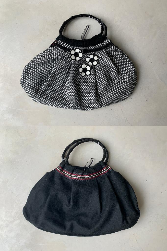 Grand sac à main réversible - Style vintage - La Femme, Enlèvement ou Envoi, Neuf, Noir, Sac à main